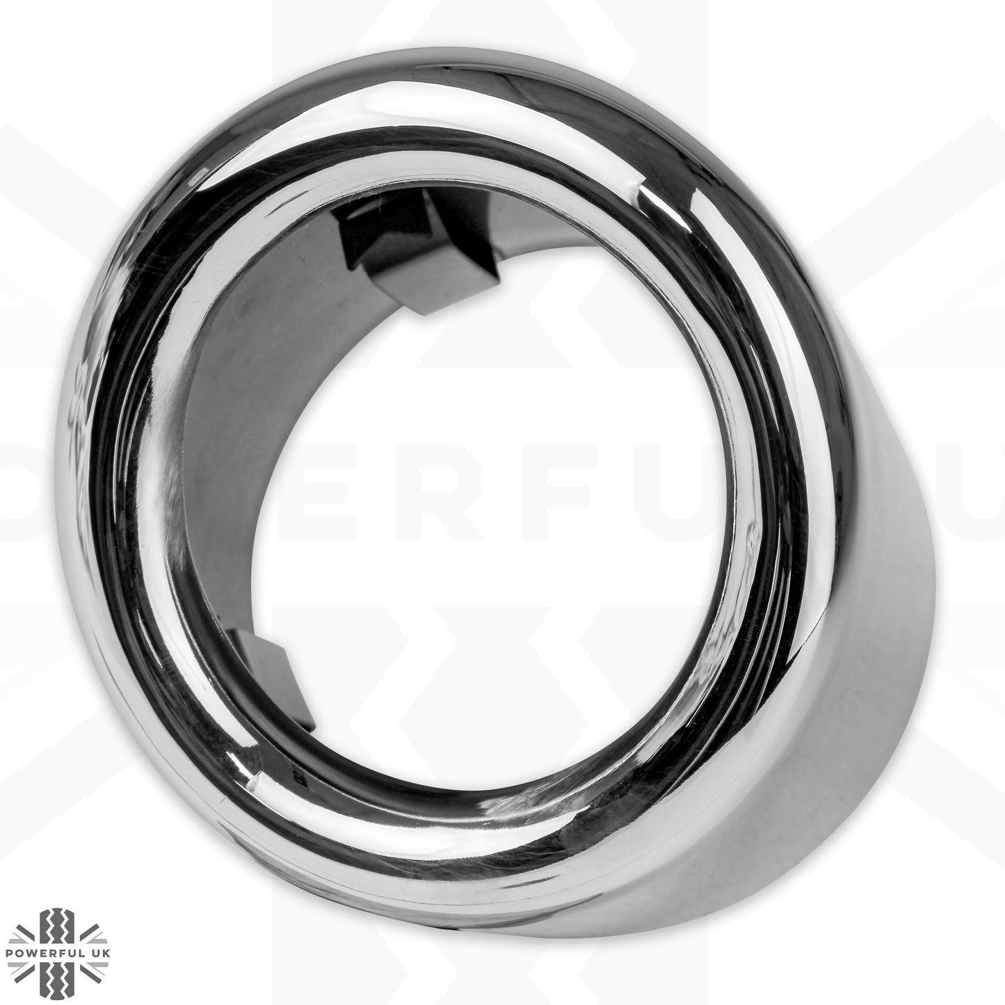 Round Exhaust Tips - PAIR for Land Rover Discovery Sport -   Stainless