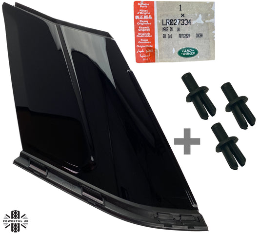 Genuine Black Left D-Pillar Cover for Range Rover Evoque 3 Door