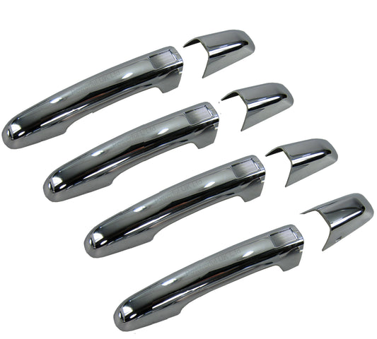 Chrome Door Handle Cover kit for Range Rover Evoque 5 door with Key Fob locking