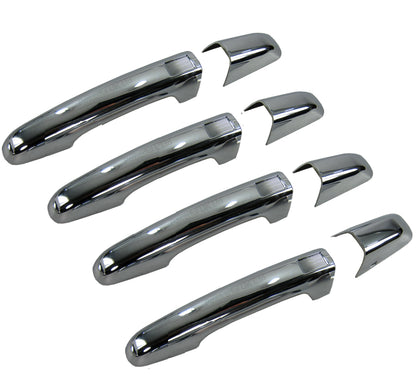 Chrome Door Handle Cover kit for Range Rover Evoque 5 door with Key Fob locking