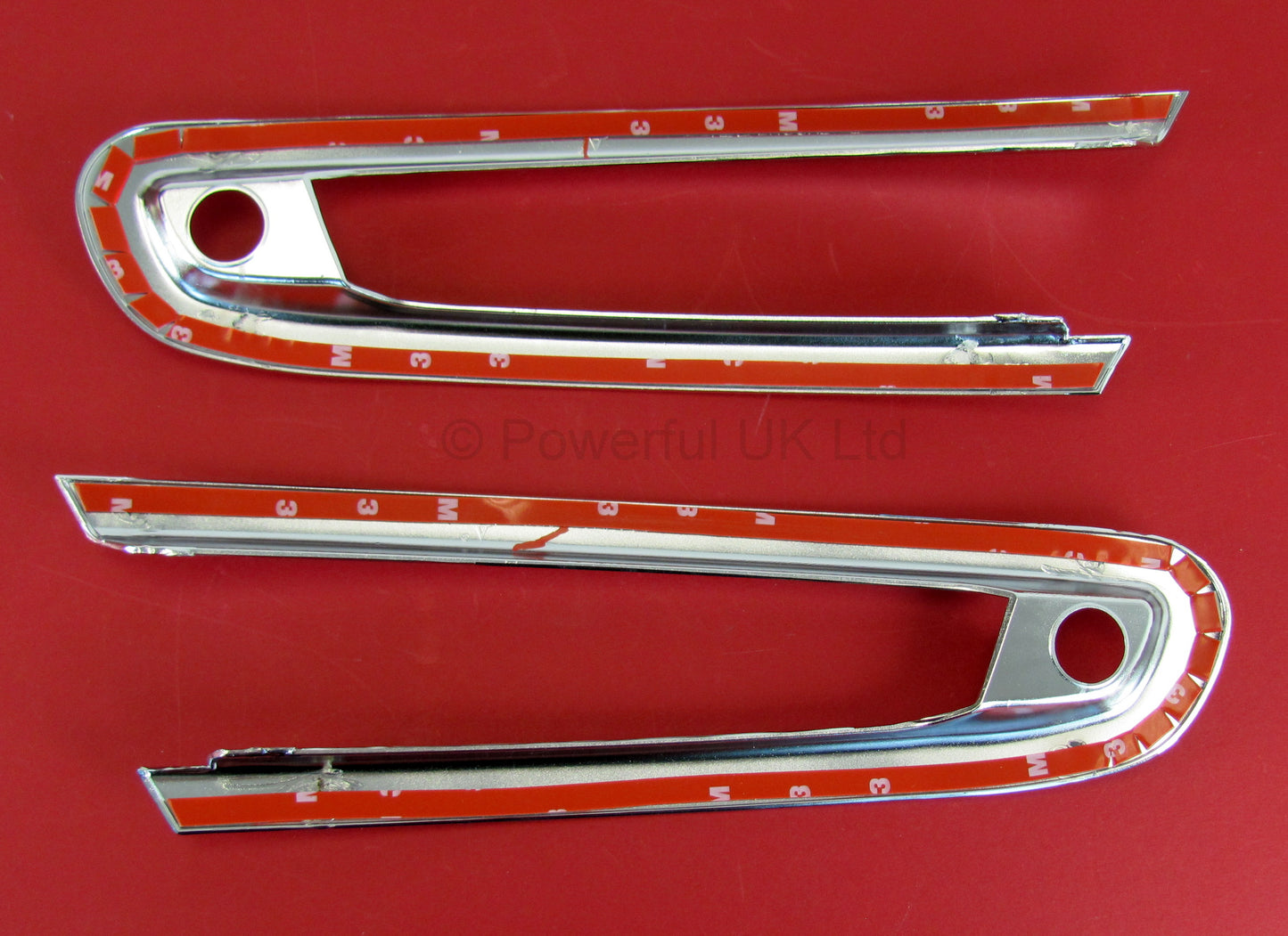 Rear Fog Lamp Surrounds for Range Rover Evoque L538 Dynamic Rear Bumper- Chrome