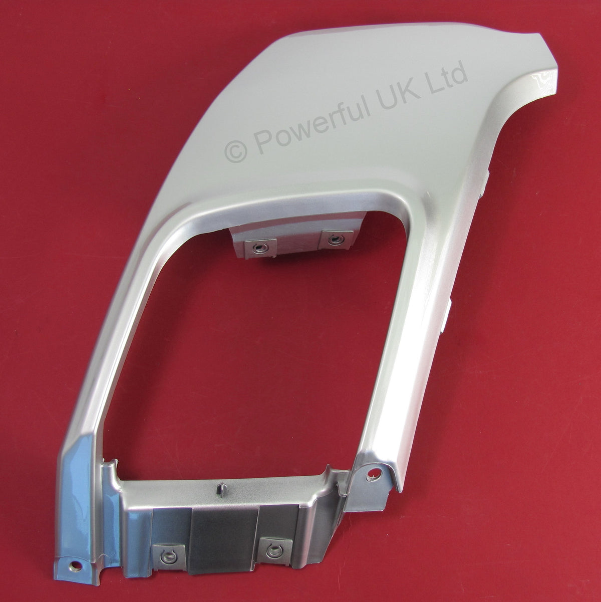 Rear Bumper Plastic Exhaust Trim for Range Rover Evoque L538 Dynamic - Silver- LH