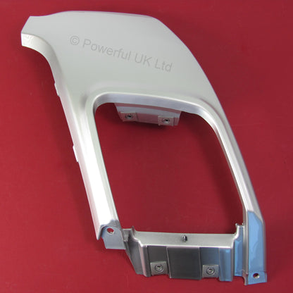 Rear Bumper Plastic Exhaust Trim for Range Rover Evoque L538 Dynamic - Silver - RH