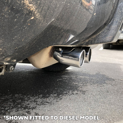 Exhaust Tips for Land Rover Defender L663 (for 55mm exhaust) - Stainless