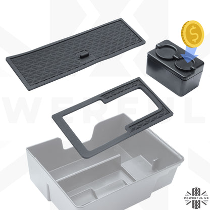 Centre Console Storage Tray/Cup Holder for Tesla 'Model 3' 2017-20