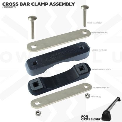 CROSS BAR Mount Clamp Kit for the Land Rover Defender L663 - Kit B