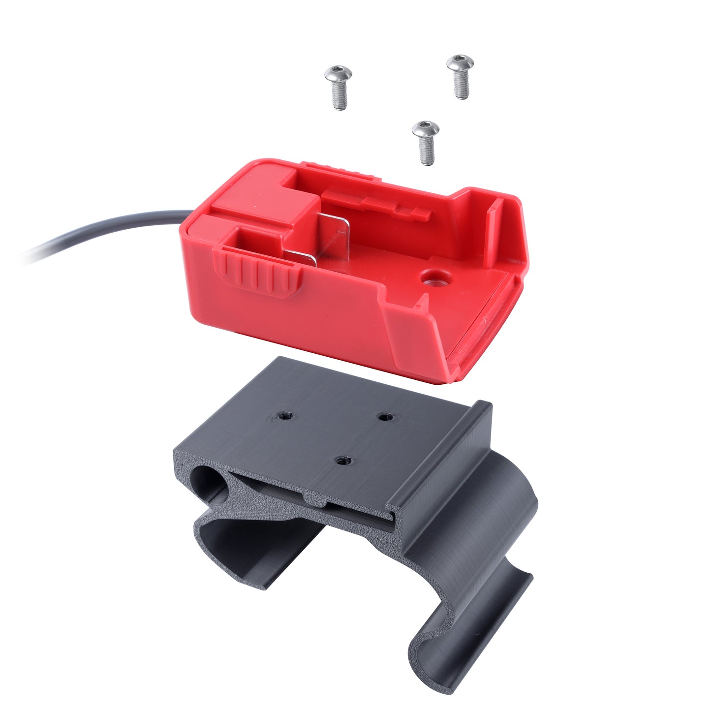Milwaukee Battery Mount for Starlink Mini Land Rover Defender L663 Cross Bars