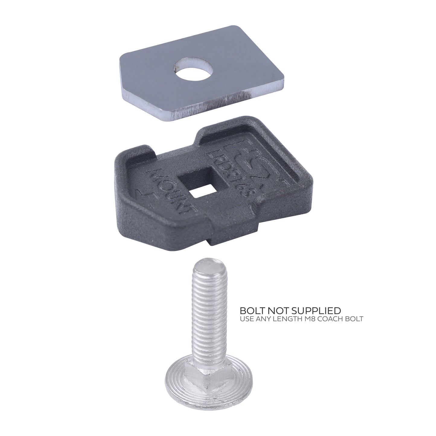 2x T-Slot Mounts for Compact Roof Rack for Land Rover Freelander 2