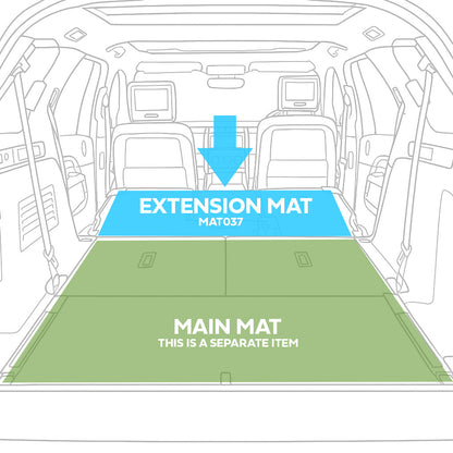 Genuine Rubber Boot Extension Mat for Land Rover Discovery 5 -  Black