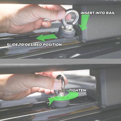 Roof Rail Eyelet Kit - for Land Rover Defender L663