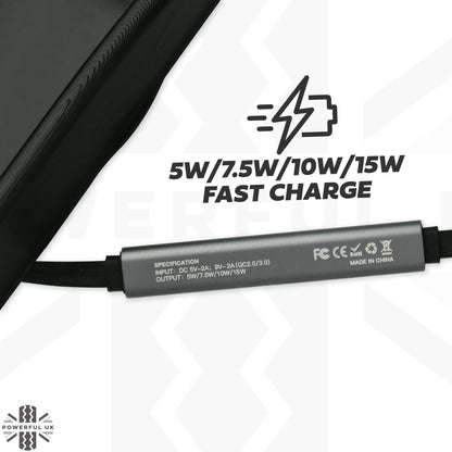Wireless Charging Tray for Land Rover Freelander 2 (2012+) - TYPE A