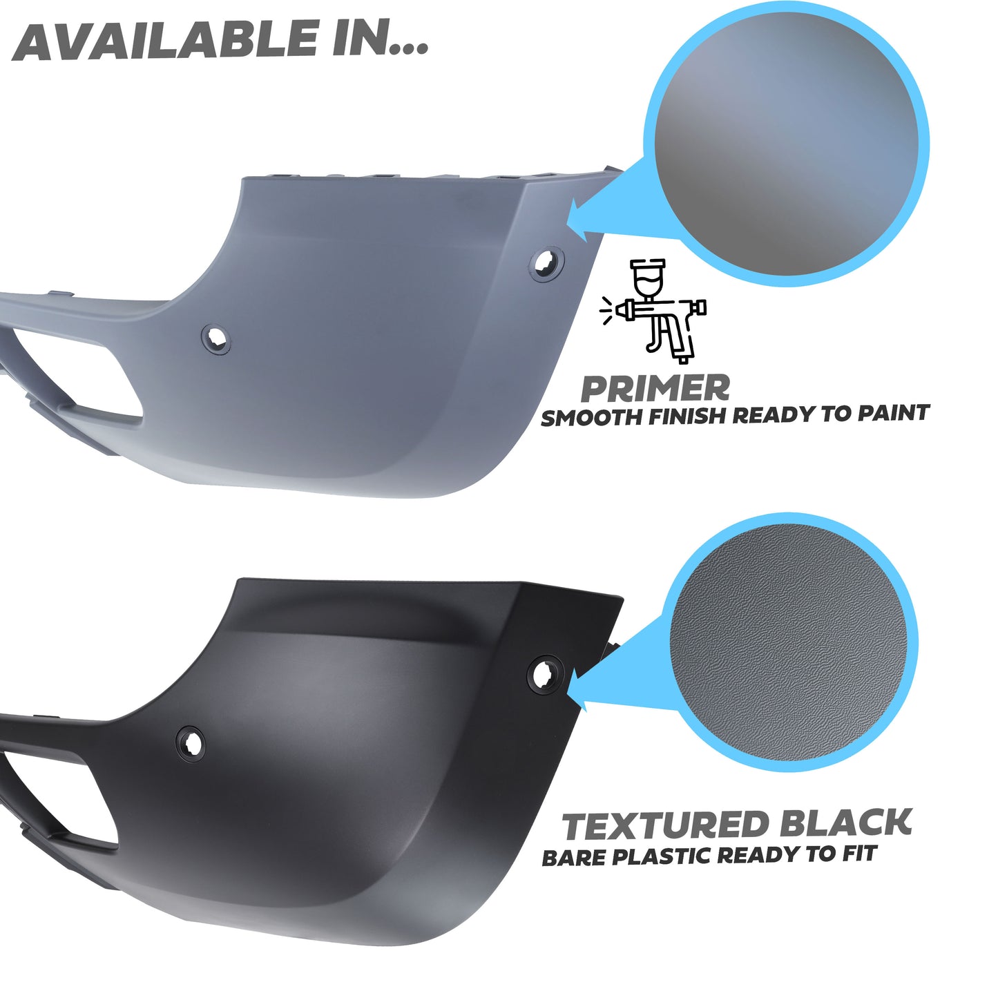 Genuine Front Bumper Corner for Land Rover Defender L663 (Textured) - LEFT