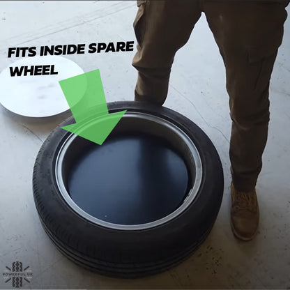 Spare Wheel Anti-theft Protection Disc - Heavy Duty Steel for Land Rover Discovery 5