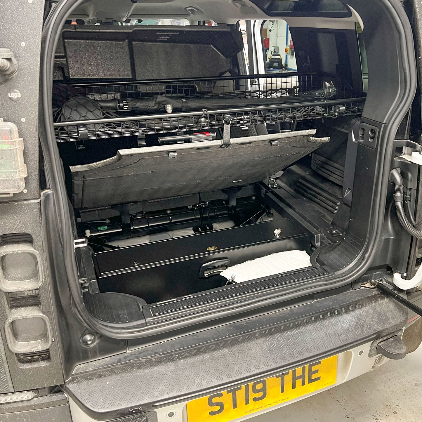 Genuine Land Rover Gun/Security Box + Custom Brackets for Defender L663(110)