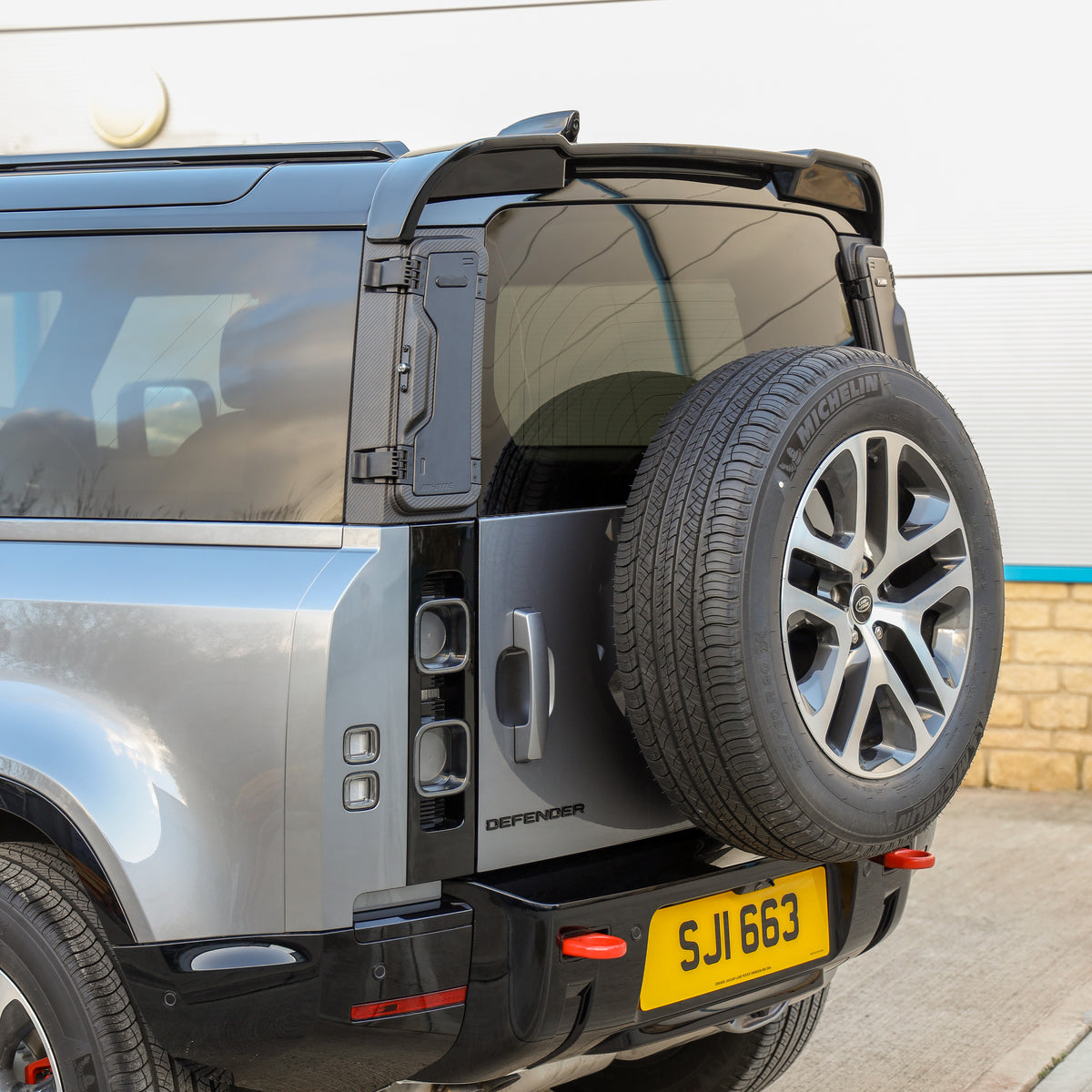 Rear Spoiler for Land Rover Defender L663 - PFUK Design - Gloss Black