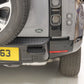 Rear Step Kit (fits onto recovery loops) for Land Rover Defender L663 - with Chequer Plate top