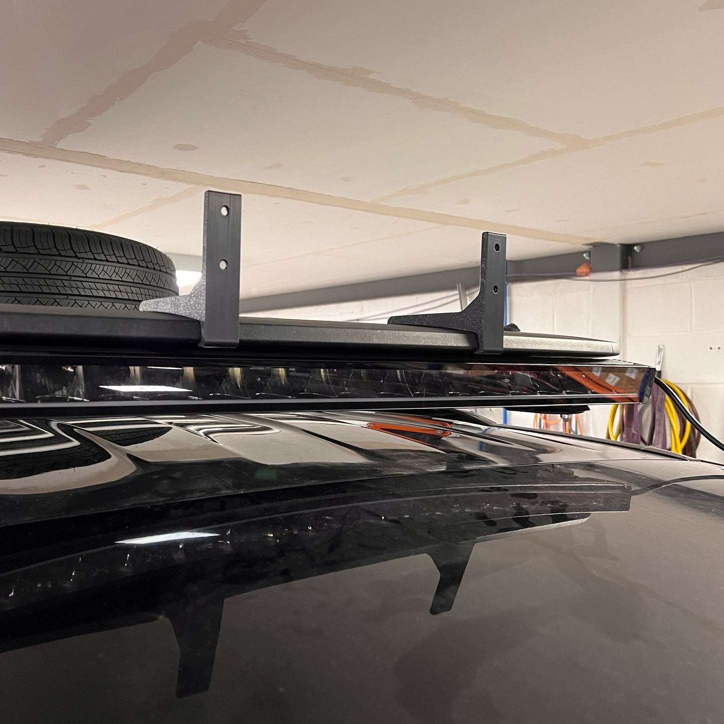 Number Plate Mount for Expedition Roof Rack for Land Rover Defender L663 - Type B - High/Bolt-on Type