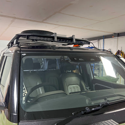 Number Plate Mount for Expedition Roof Rack for Land Rover Defender L663 - Type M - Low/Bolt-on Type