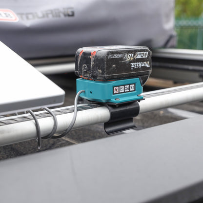 Makita Battery Mount for Starlink Mini Land Rover Defender L663 Cross Bars