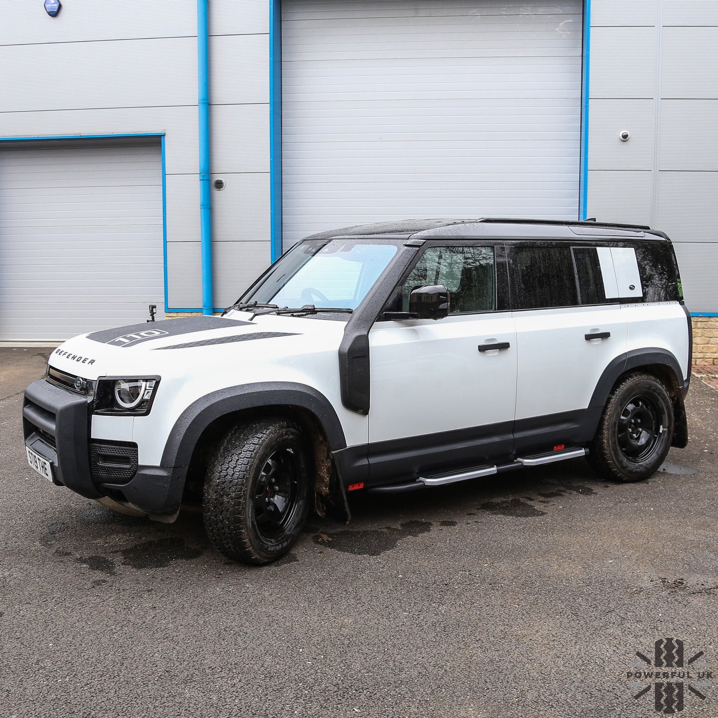 Fixed Side Steps (Genuine) + Extra Fitting Kit for Land Rover Defender L663 (110 Model)