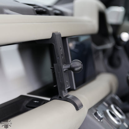 Dash Clamp/Mount System with 1" ball head for Land Rover Defender L663 - Type A