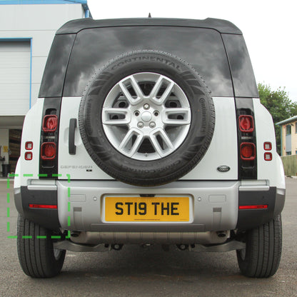 Rear Bumper Corner 'Genuine' for Land Rover Defender L663 in Textured Plastic - LEFT