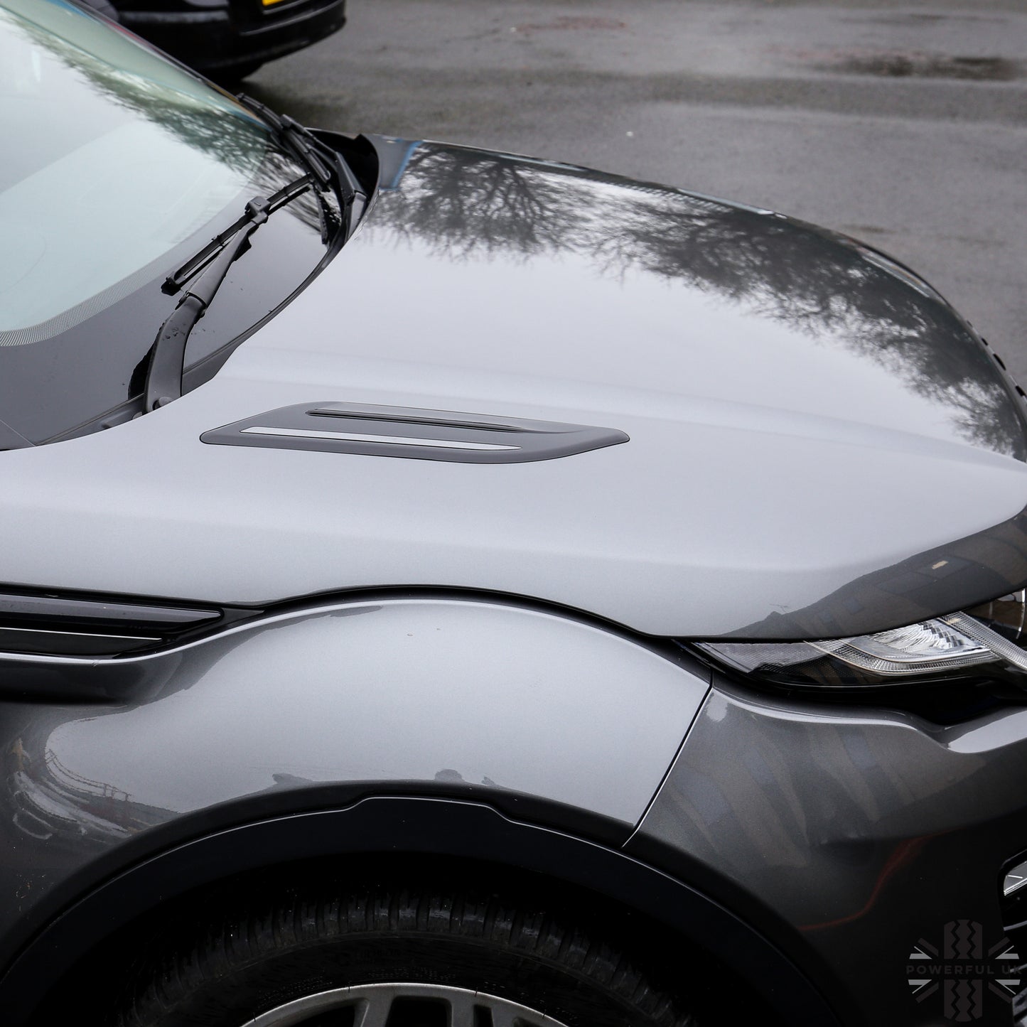 Dummy Bonnet Vents (Type 2) - 'Black & Grey' for Range Rover Evoque