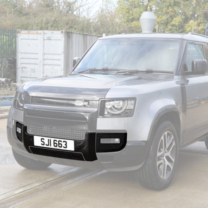 Front Bumper Kit for Land Rover Defender L663 - Gloss Black