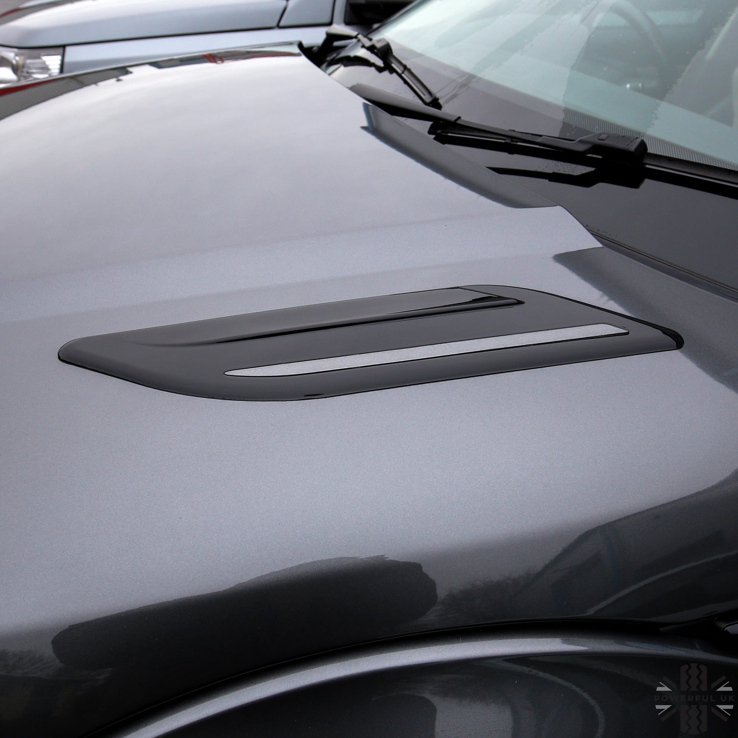 Dummy Bonnet Vents (Type 2) - 'Black & Grey' for Range Rover Evoque