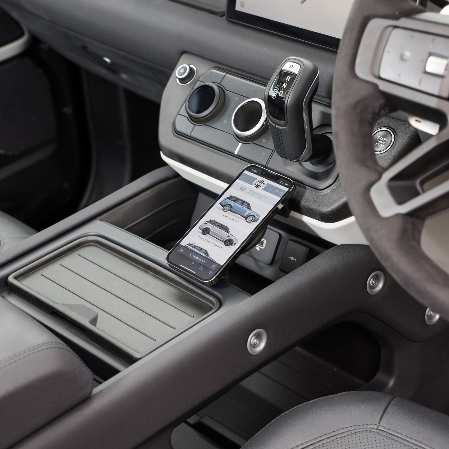 Centre Console MagSafe Charger Holder for Land Rover Defender L663 - LATE Type
