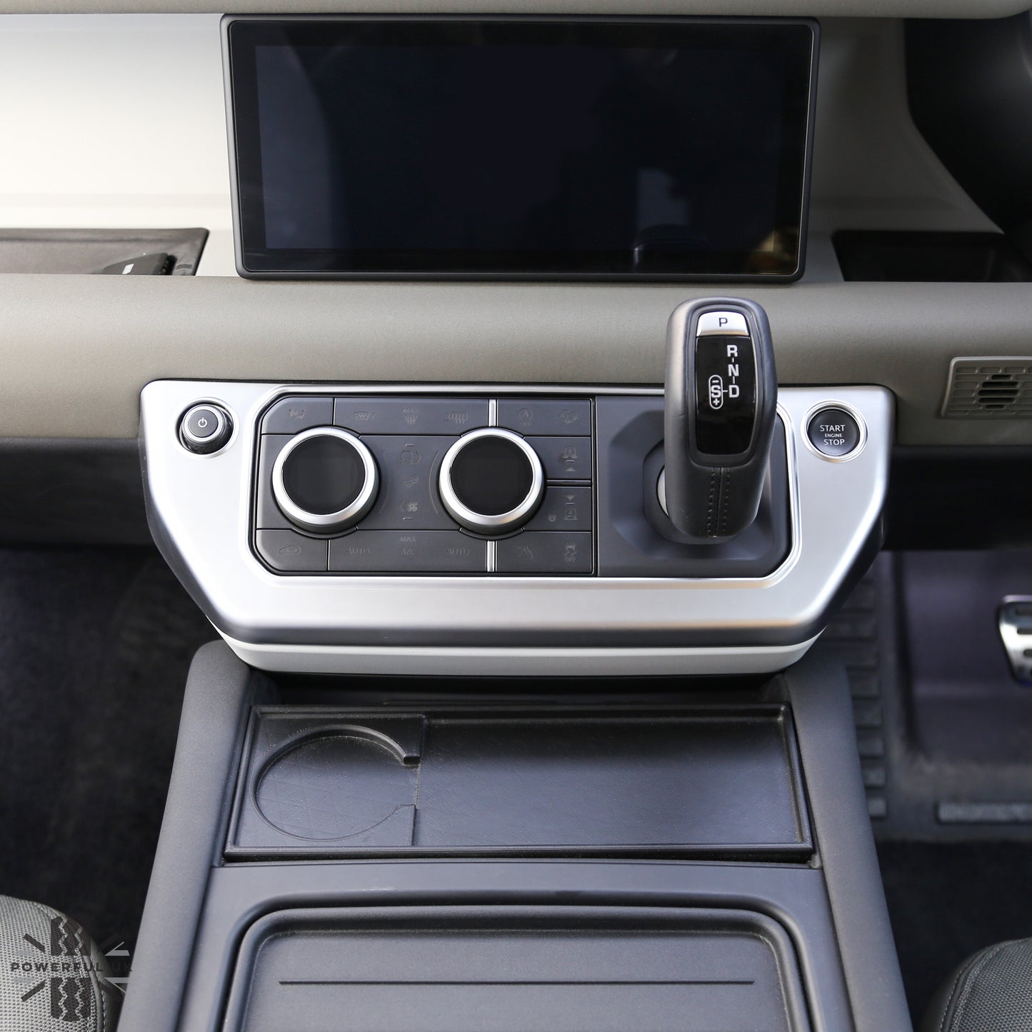 Centre Dash Cover Trim - Silver - for Land Rover Defender L663