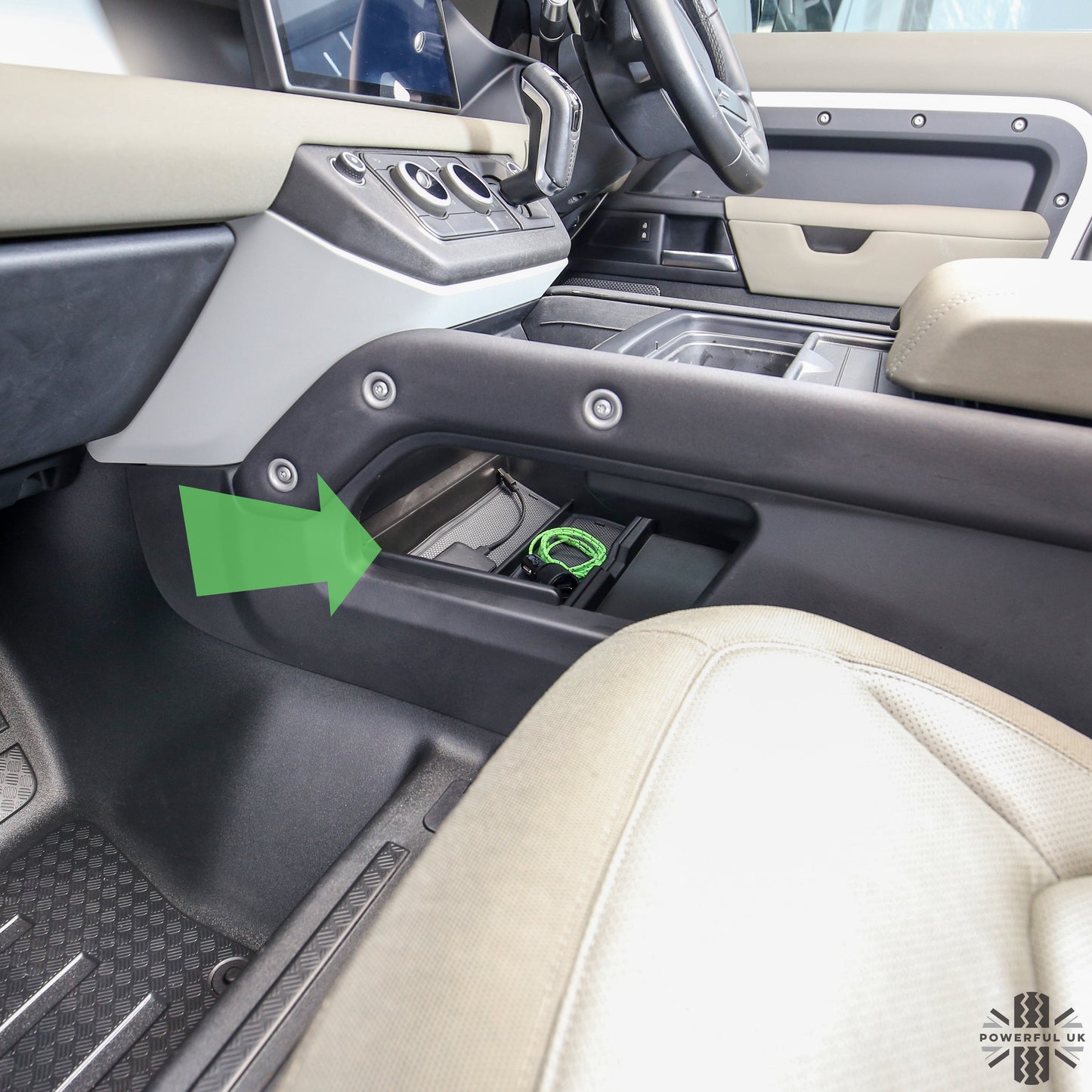 Centre Console Organiser Tray (Lower Front) for Land Rover Defender L663