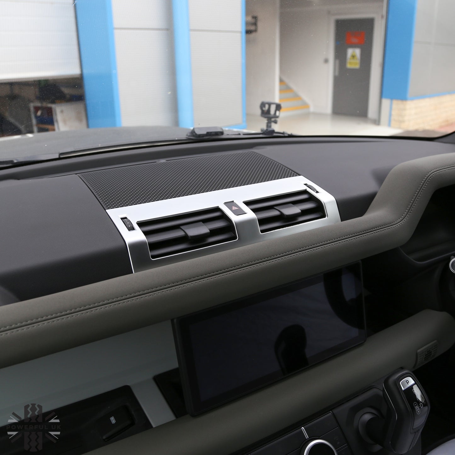 Centre Air Vent Cover Trim - Silver - for Land Rover Defender L663