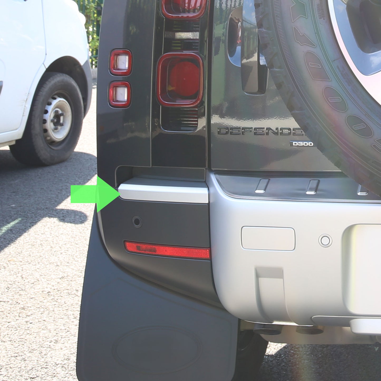 Rear Bumper Recess Trim (Lower Section) for Land Rover Defender L663 - LEFT