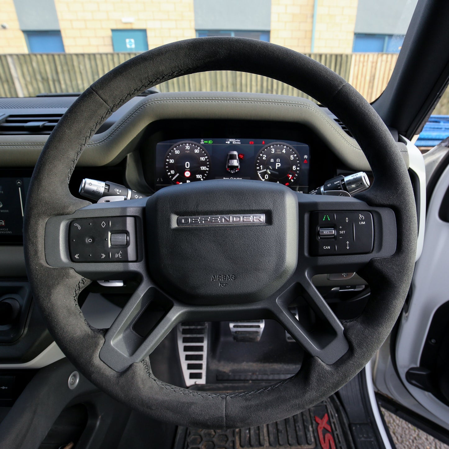 USED - Genuine Alcantara Steering Wheel for Land Rover Defender L663