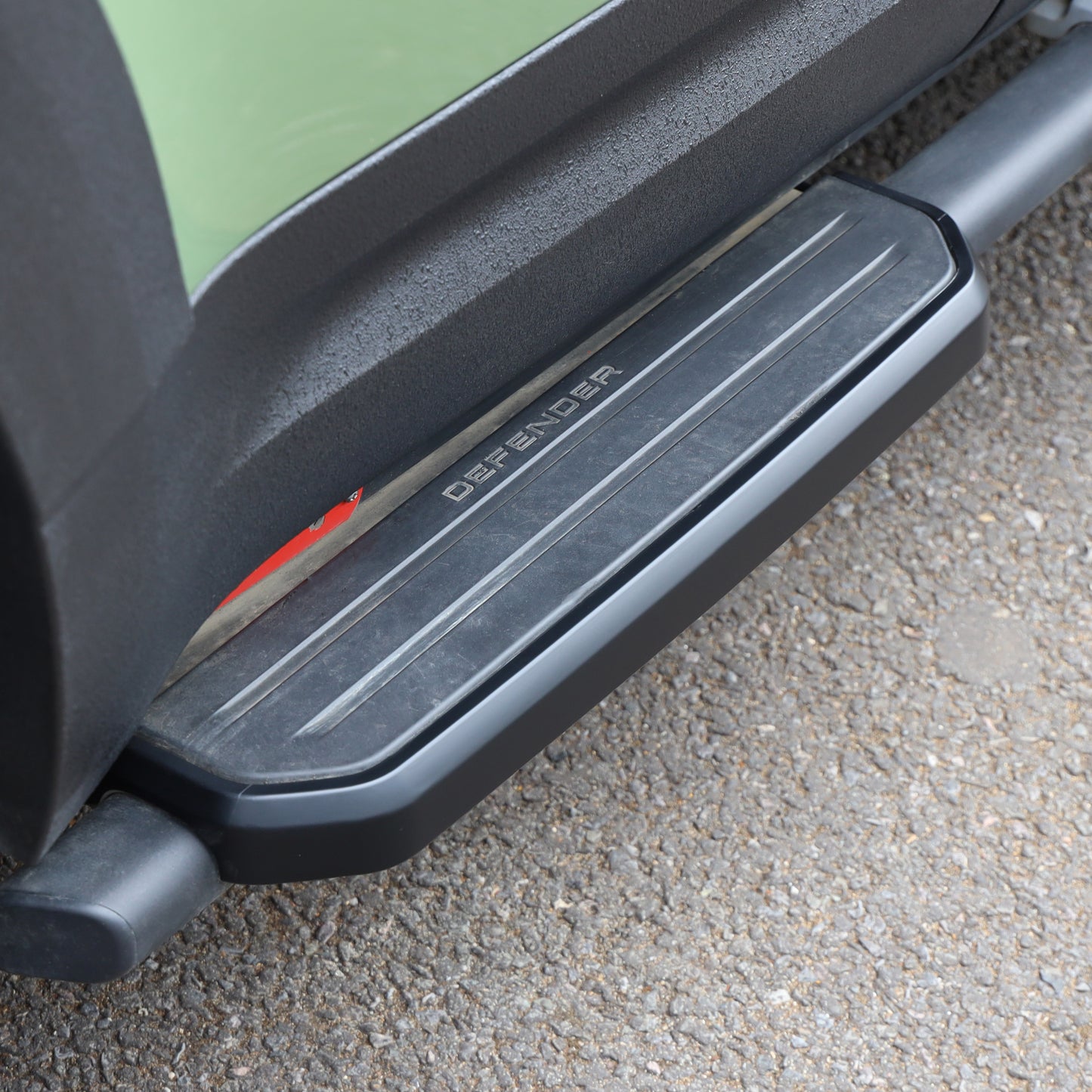 2x Side Step Covers (Smooth Finish) for Land Rover Defender L663 (90) - Matt Black
