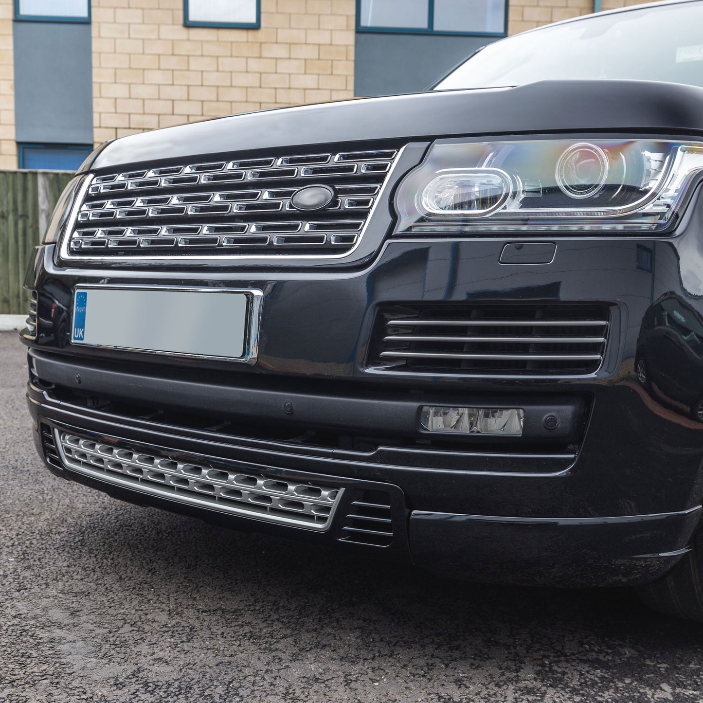 Front Bumper Lower Trim for Range Rover L405 - Gloss Black