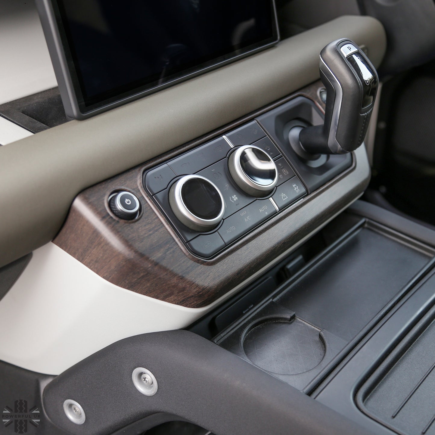 Centre Dash Cover Trim - Oak Wood - for Land Rover Defender L663