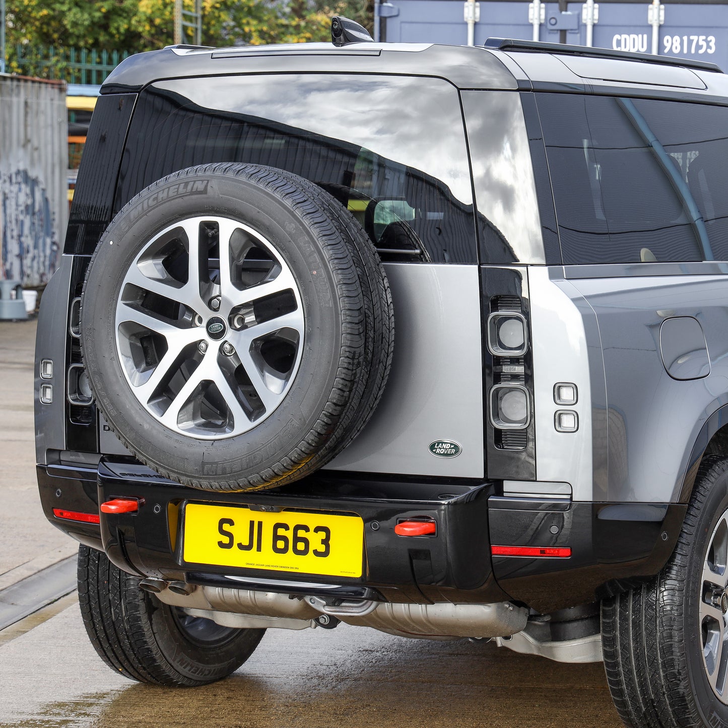 4pc Front & Rear Bumper Corners for Land Rover Defender L663 - Gloss Black