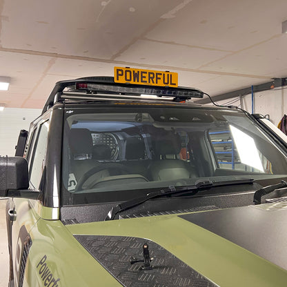 Number Plate Mount for Expedition Roof Rack for Land Rover Defender L663 - Type A - High/Clip-on Type