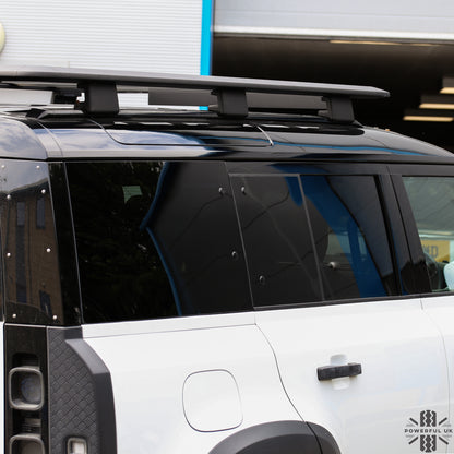 Side Panel Delete Stickers - Black x8 - for Land Rover Defender L663