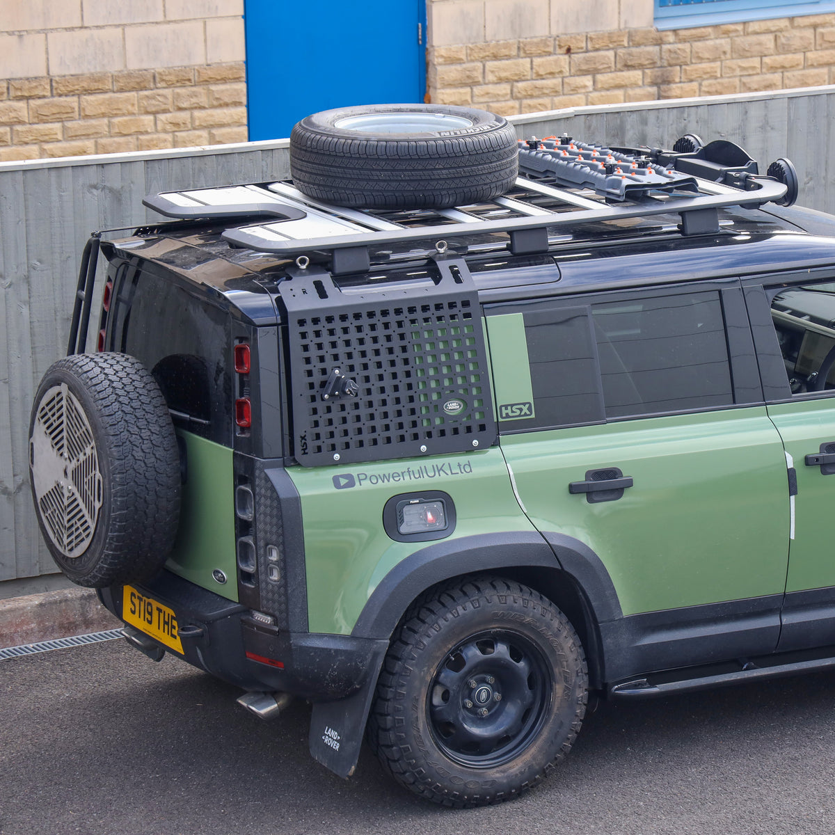 Spare Wheel Roof Mount Kit for the Land Rover Defender L663 - for ALLOY wheel