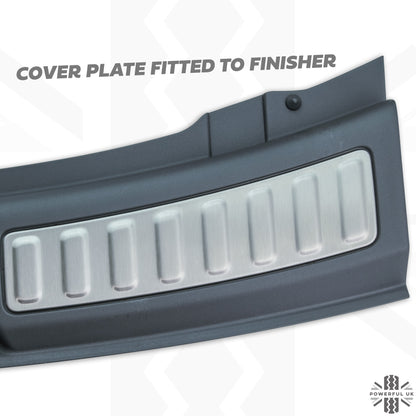 Interior Boot Threshold Finisher Trim Inserts - Stainless Steel - for Land Rover Discovery Sport