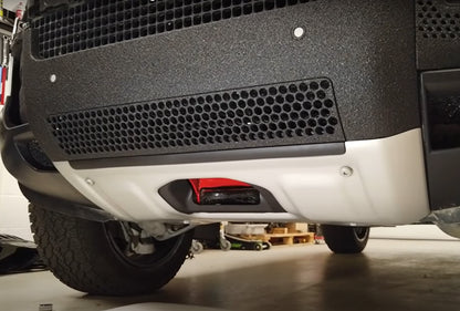 Front Aluminium Skid Plate (Aftermarket - Easy-Fit) for Land Rover Defender L663 - Black