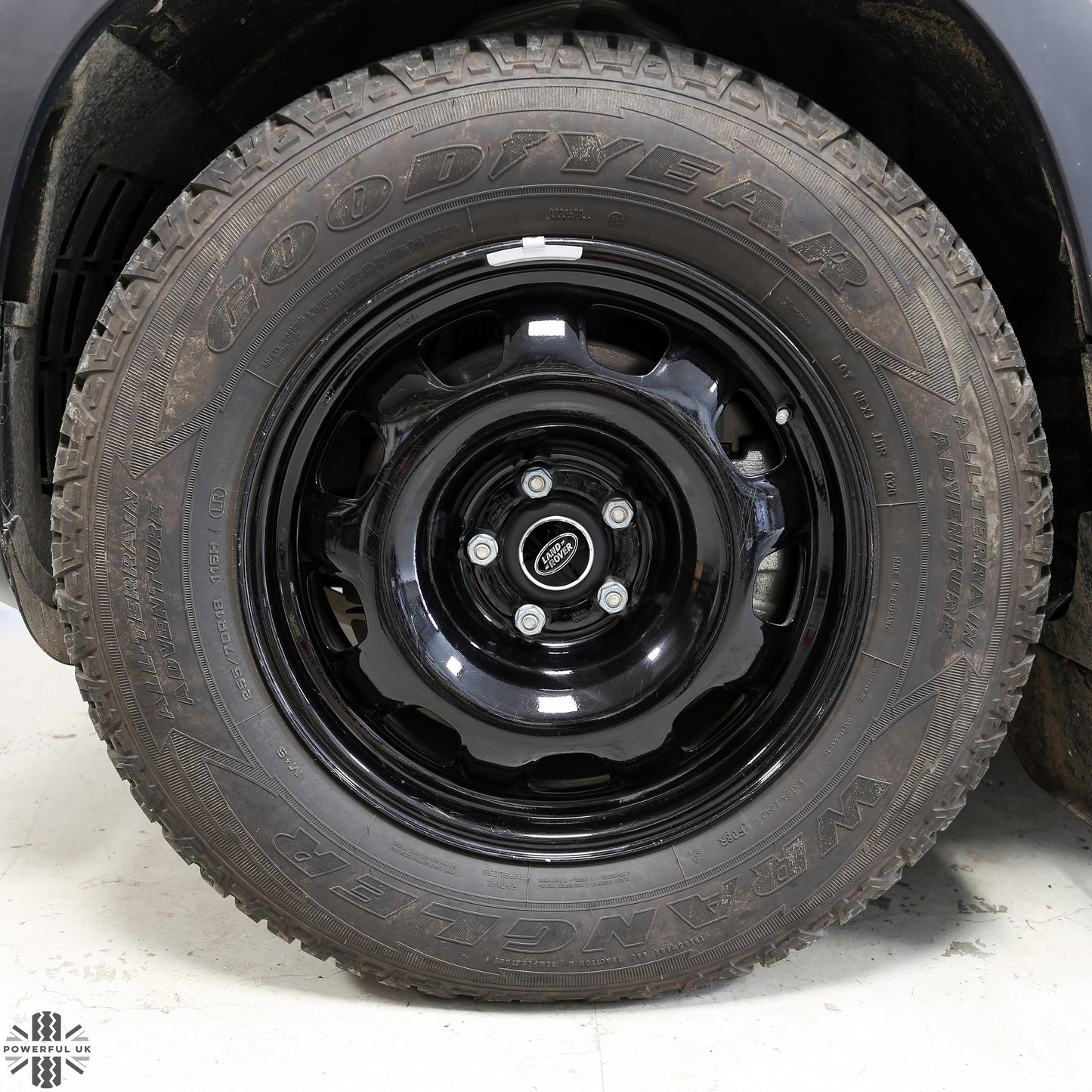 Steel Wheel Centre Cap - With Badge Hole - 4 pcs - for Land Rover Defender L663
