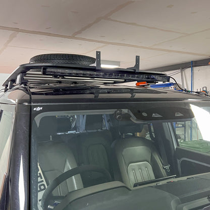 Number Plate Mount for Expedition Roof Rack for Land Rover Defender L663 - Type B - High/Bolt-on Type