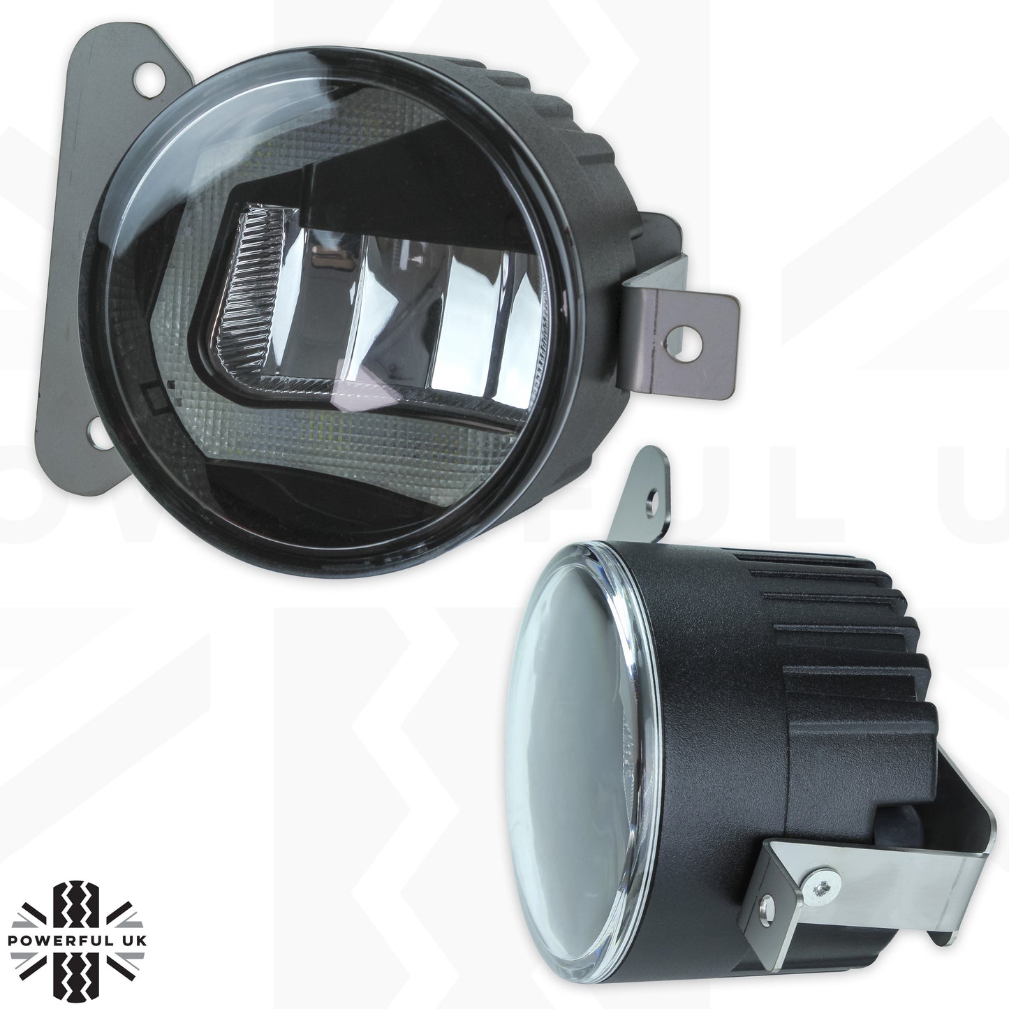 Full "2in1" LED Fog Lamp & DRL Kit with wiring for Land Rover Discovery 3