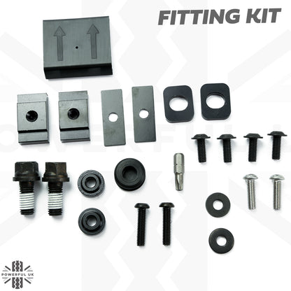 Genuine Side Mounted Box in Gloss Black for Land Rover Defender L663 - 90 & 110