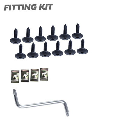 Front + Rear Mudflap Kit for Range Rover L405 (NO side steps)