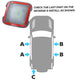 Door Handle Scuff Plates (5pc) for Land Rover Defender L663 110/130 (4 door) - Chrome